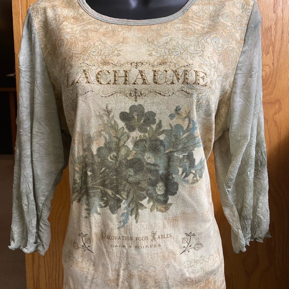 Lachaume Floral Print Top